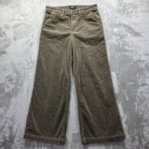 Kut From The Kloth Pants Womens 6 Brown Meg Wide Leg High Rise Corduroy Stretch